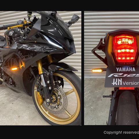 KOSO シーケンシャルLEDウインカー2 ライトスモーク XSR125 YZF-R125 YZF-R15