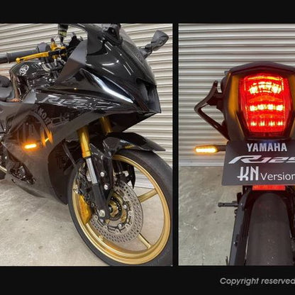 KOSO シーケンシャルLEDウインカー2 ライトスモーク XSR125 YZF-R125 YZF-R15