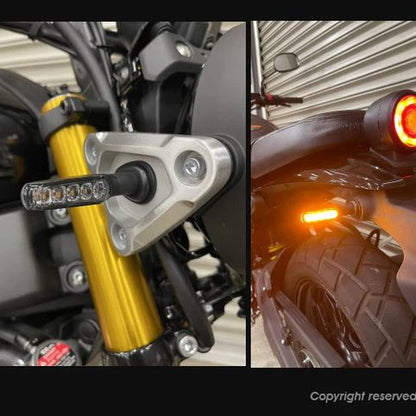 KOSO シーケンシャルLEDウインカー2 ライトスモーク XSR125 YZF-R125 YZF-R15