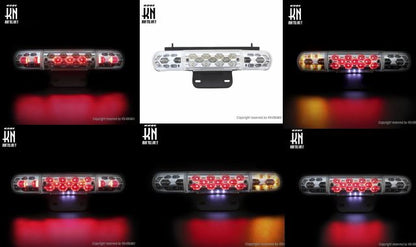 マルチリフレクターリアシーケンシャルLEDキット クリアー/クリアー ジャイロキャノピー バイク 電装 パーツ