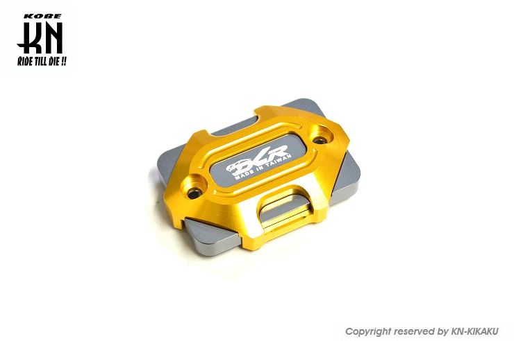 アルミビレットマスターシリンダーキャップ【DCR】 ゴールド タイプ3