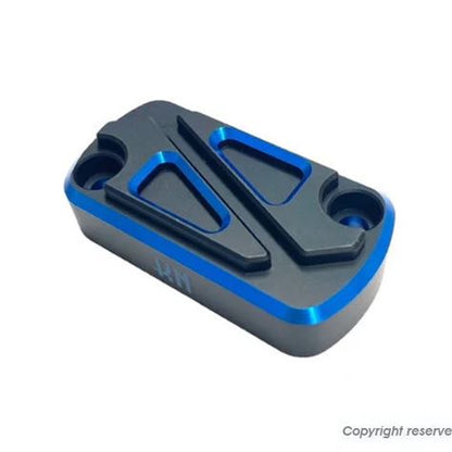 マスターシリンダーカバー マットブラック/ブルー ディオSR スーパーディオ/SR/ZX/バハ ライブディオ/SR/ZX PCX125