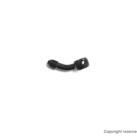 バンジョーアダプター 45度 ブラック