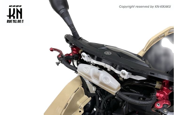 左右一体型 ブレーキマスターリザーバータンク カスタムスクーター バイク 外装 パーツ