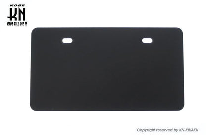アルミライセンスプレートベース ナンバープレートベース ブラック 125×230mm 汎用 バイク 外装 パーツ