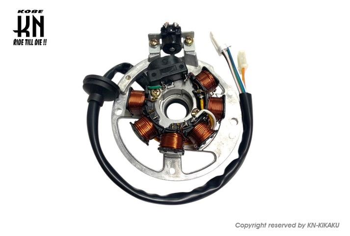 Rotor base stator coil