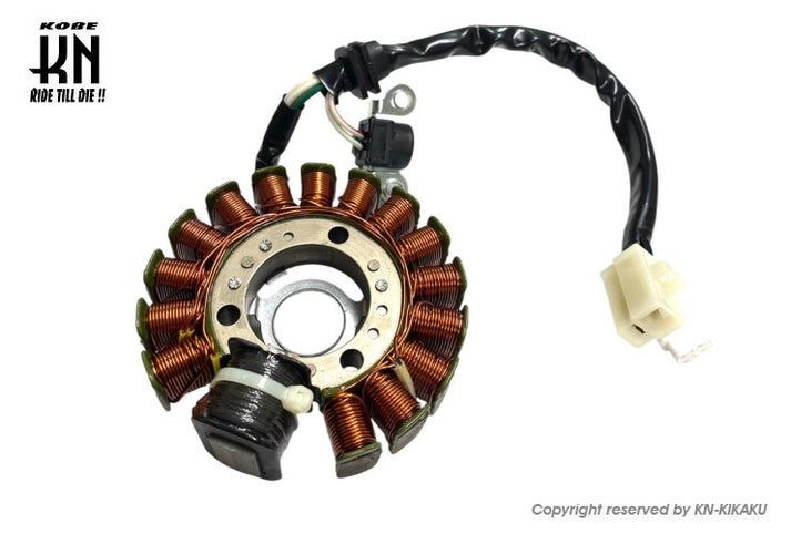 Rotor base stator coil