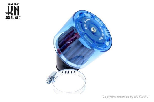 Power Filter Blue Type 2 45 Degree/35-37mm Universal Motorcycle Intake Part