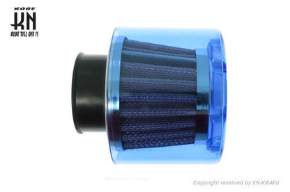Power Filter Straight Blue Type 2 35-37mm Universal Motorcycle Intake Parts