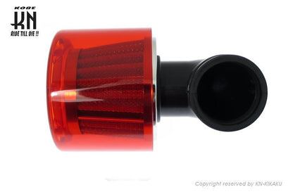 Power Filter Red Type 2 90-degree/35-37mm Universal Motorcycle Intake Parts