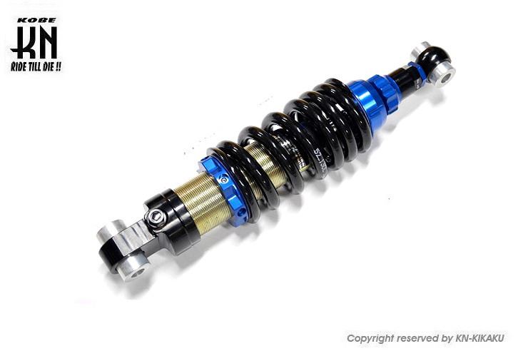 スーパーショック2 減衰調整付/車高調整付 ブルー 331.5/336.5mm TW200 バイク サスペンション パーツ