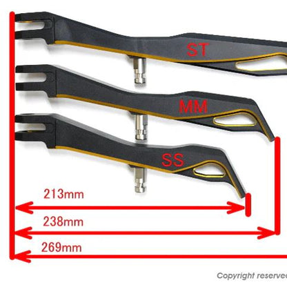 スタンダードサイドスタンド2 ブラック/レッド シグナスX グリファス BWS125