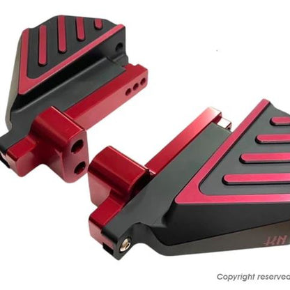Wide Tandem Footrest - Red - Cygnus Gryphus