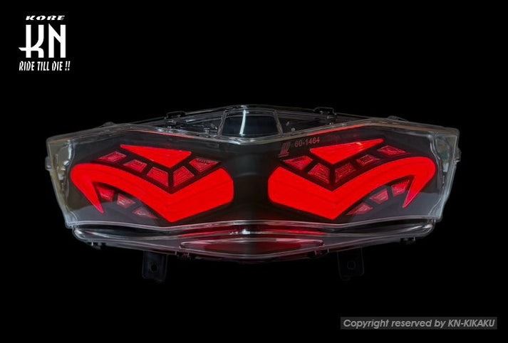 LED Tail Light Assembly, Clear Lens/Red