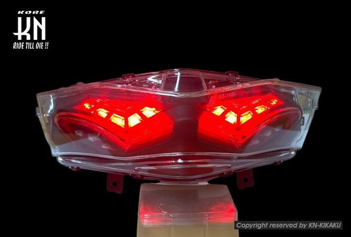LED Tail Light Assembly, Clear Lens/Red
