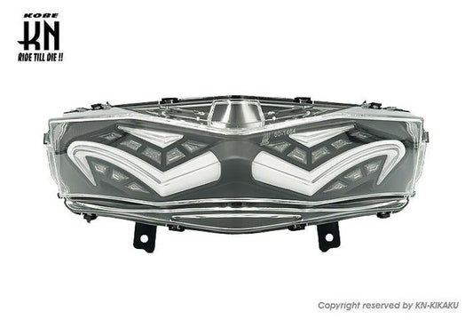 LED Tail Lamp Assembly Clear Lens/White