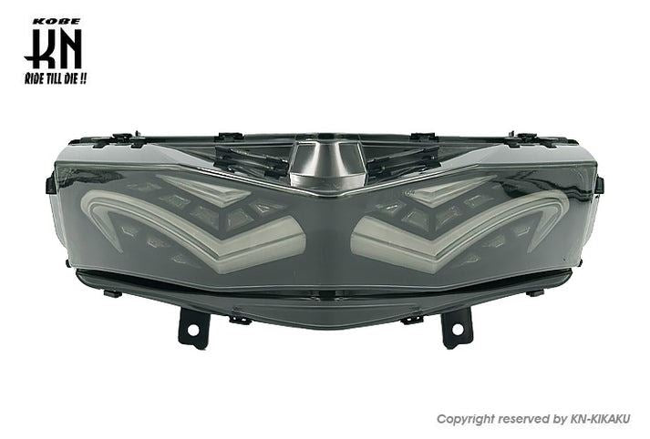 LED Tail Assembly Smoked Lens/White