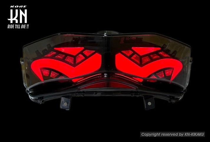 LED Tail Assembly Smoked Lens/White