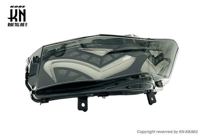 LED Tail Assembly Smoked Lens/White