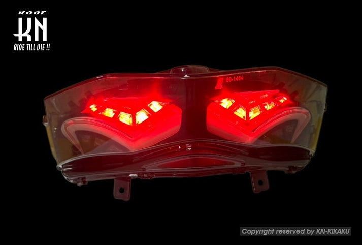 LED Tail Assembly Smoked Lens/White