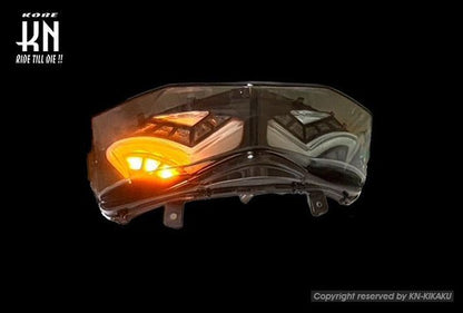LED Tail Assembly Smoked Lens/White