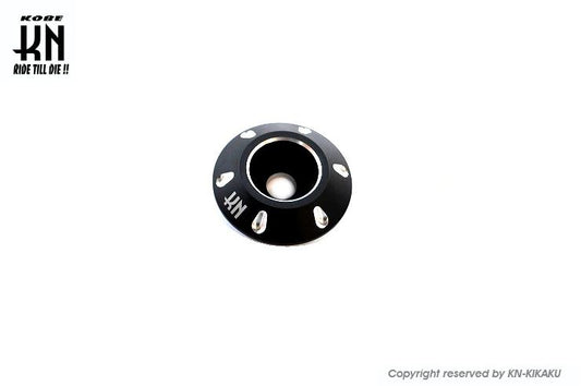 デュアルカラーホイールセンターキャップ スチールホイール マットブラック/シルバー ディオSR Gダッシュ等 バイク 外装 パーツ