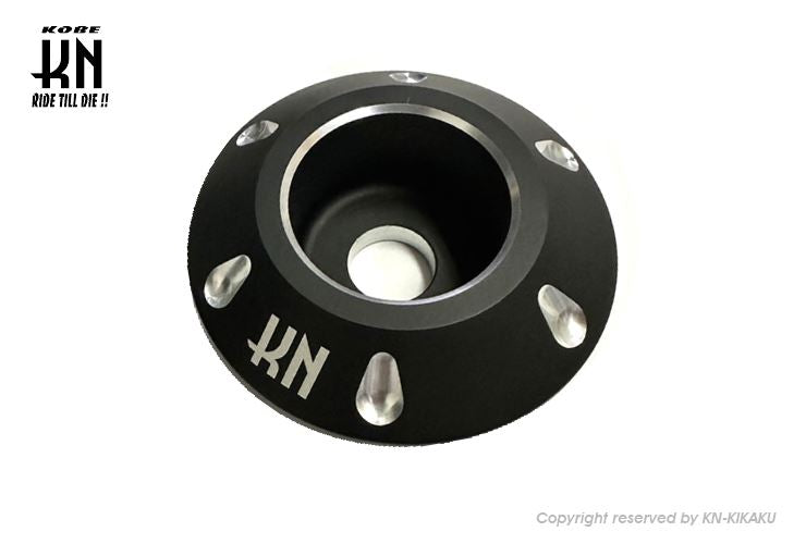 デュアルカラーホイールセンターキャップ4 キャストホイール マットブラック/シルバー ライブディオZX スマートディオZ4 バイク