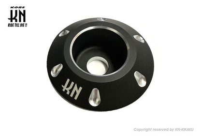 デュアルカラーホイールセンターキャップ4 キャストホイール マットブラック/シルバー ライブディオZX スマートディオZ4 バイク