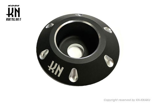 デュアルカラーホイールセンターキャップ4 キャストホイール マットブラック/シルバー ライブディオZX スマートディオZ4 バイク