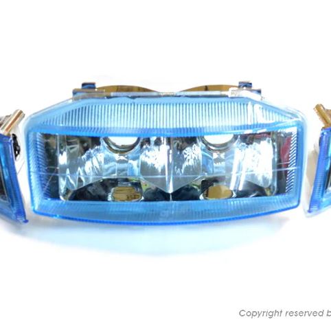 リフレクターダブルヘッドライトアッセン/ウインカーセット ブルー DIO DIO SP DIO SR