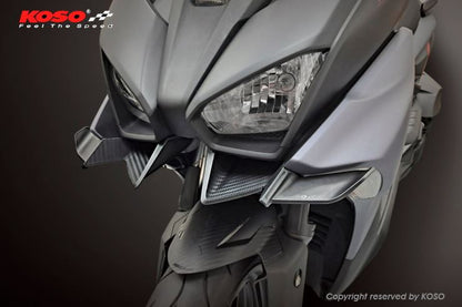 KOSO エアログリル カーボンルック X FORCE/FORCE2.0 バイク