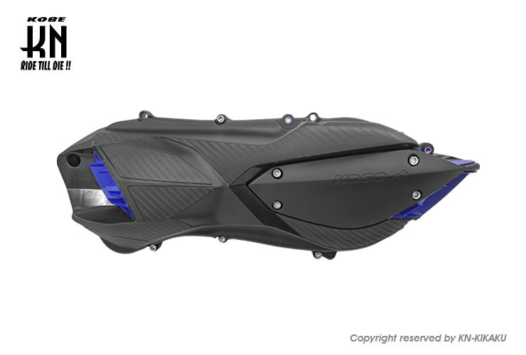 KOSO Crankcase Cover Blue Cygnus Gryphus (6th gen)/BWS125 (3rd gen)/NMAX125/155 (2nd gen/V2)