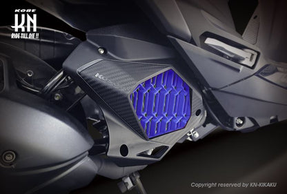 KOSO ラジエーターカバー ブルー シグナスGRYPHUS(6型)/BWS125(3型)/NMAX125/155(2型/V2)/X FORCE バイク