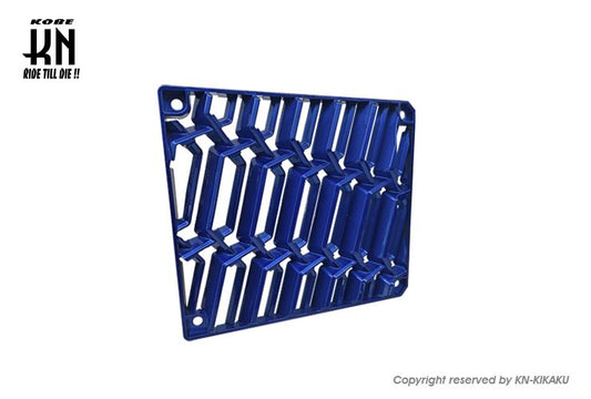 KOSO Radiator Cover Color Change Kit, Candy Blue, Motorcycle Cooling Parts