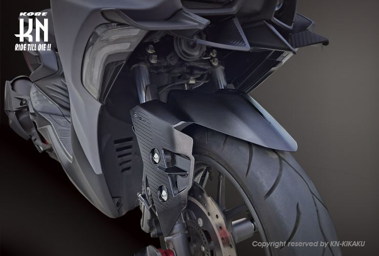 KOSO アジャスタブルフロントフェンダー2 X-FORCE/FORCE2.0/SYM DRG/MMBCU/シグナスX4/5型 バイク