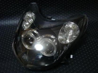 KOSO DUAL HALO Projector Light Assembly [BLACK/WHITE] Limited CYGNUS X 2nd Gen