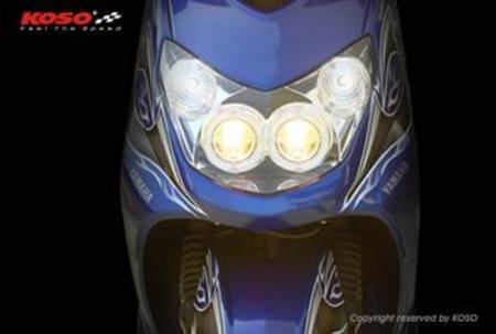 KOSO DUAL HALO Projector Light Assembly [CP/PURPLE] Limited Edition Cygnus X 2nd Gen