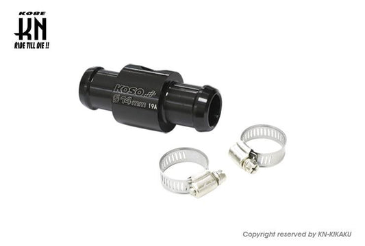 KOSO 水冷ジョイント センサーなし ブラック 14mm バイク メーター パーツ