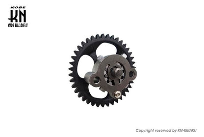Gear-driven high-capacity oil pump