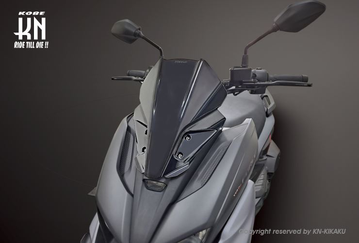 KOSO エアロスクリーン メーターバイザー X FORCE/FORCE2.0 バイク