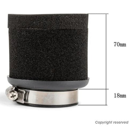 Motoforce 汎用エアフィルター ブラック 内径約48mm 汎用