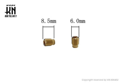 メインジェットセット ケイヒン全ネジ小 75/78/80/82/85/88 6点セット バイク
