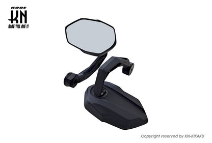 KOSOバックミラー ブレイドビューミラー クリアーレンズ ブラック ネジ径 8/10mm 汎用 左右セット バイク