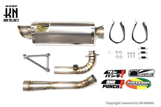 HOTLAP×KN Champion Muffler Ver.3 Titanium Cygnus X Motorcycle