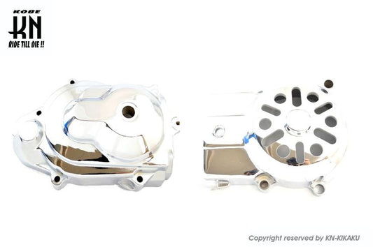 メッキクランクケースカバー【理由あり】限定 PHONGEER 前後 縦型DIO系