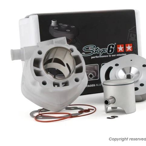 STAGE6 水冷センターリブ アルミボアアップキット AEROX50 スーパーJOG ZR 7PSJOG EX/Z/ZS メツトインJOG/スポーツ