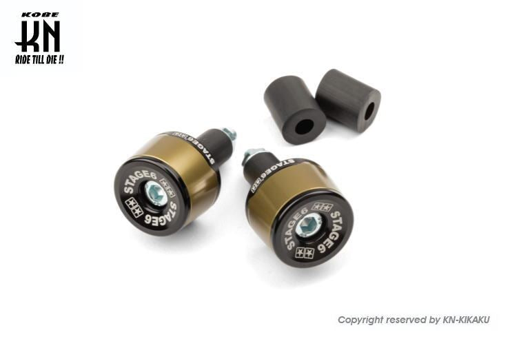 STAGE6 HANDLEBAR ENDS HQ Bar End Hard Anodized Universal Motorcycle Handlebar Parts
