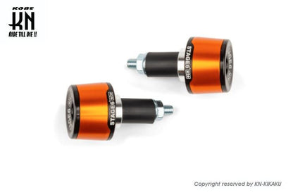 STAGE6 HANDLEBAR ENDS HQ Bar Ends Orange Universal Motorcycle Handle Parts