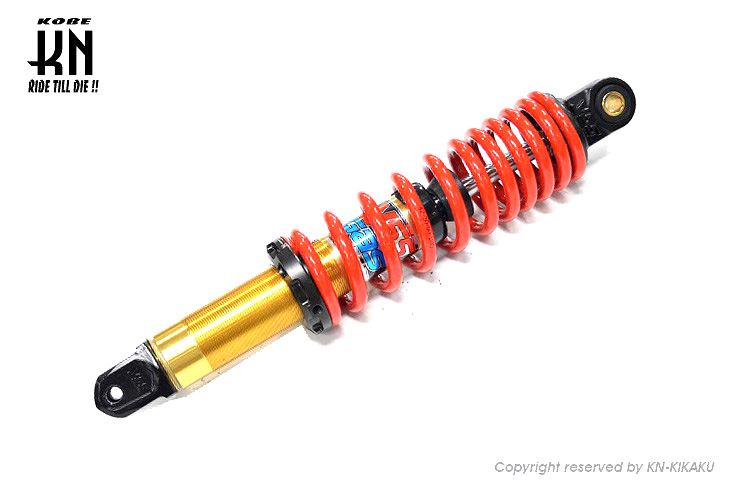 YSS DTG-PLUS 強化リアショック レッド 320mm ベンリー110 バイク サスペンション パーツ