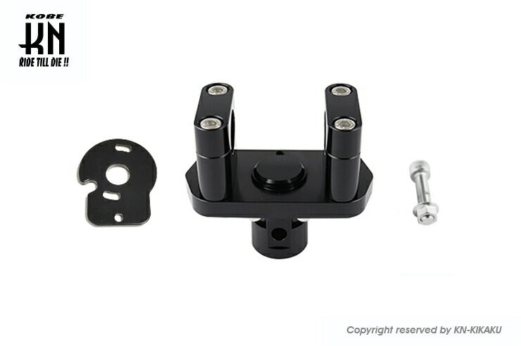 NCY ハンドルポスト+メーターブラケット ブラック ズーマー/AF58